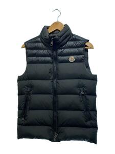 MONCLER◆ダウンベスト/0/ポリエステル/BLK/無地/320914337085