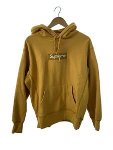 Supreme◆21AW/Box Logo Hooded Sweatshirt/パーカー/S/コットン/マスタード