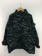 MILITARY◆WORKING PARKA MEDIUM-SHORT/ジャケット/XL/ゴアテックス/BLU/デジカモ_画像1