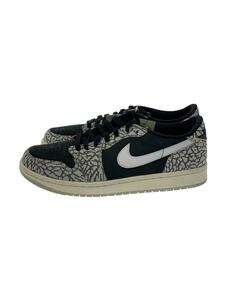 NIKE◆AIR JORDAN 1 RETRO LOW OG/ブラックセメント/スニーカー/27cm/CZ0790-001