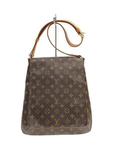 LOUIS VUITTON◆モノグラム/ミュゼット/ショルダーバッグ/PVC/BRW/総柄/M51256