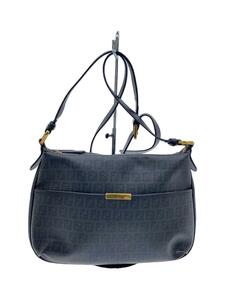 FENDI◆ショルダーバッグ/レザー/BLK/総柄/8BT206