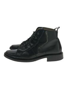 KENZO HOMME◆レースアップブーツ/40/BLK/レザー/2052