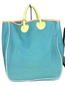 YOUNG & OLSEN◆CANVAS CARRYALL TOTE/トートバッグ/キャンバス/BLU