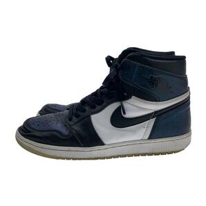 NIKE◆AIR JORDAN 1 RETRO HIGH OG AS/エアジョーダンレトロハイ/ブラック/29cm/BLKの画像1