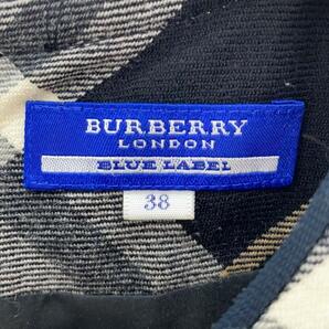 BURBERRY BLUE LABEL◆トップス/38/-/BLK/チェックの画像3