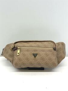 GUESS◆VEZZOLA Squared Bum Bag/ウエストバッグ/CML/HMVZLAP2294