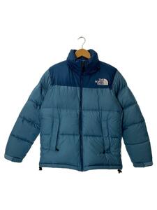 THE NORTH FACE◆NUPTSE JACKET_ヌプシジャケット/S/ナイロン/BLU/無地