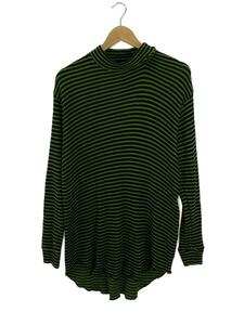 LAD MUSICIAN◆COTTON RAYON THERMAL BORDER/LSカットソー/42/コットン/GRN/2217-724