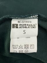 RUSSELL ATHLETIC◆Tシャツ/S/コットン/GRN/無地/RC-22180FR_画像4