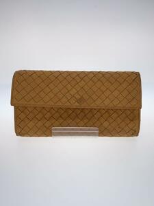 BOTTEGA VENETA◆長財布/レザー/CML/メンズ/150509v00137810