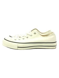 CONVERSE◆MADE IN JAPAN/ALL STAR/ローカットスニーカー/US7.5/WHT/キャンバス