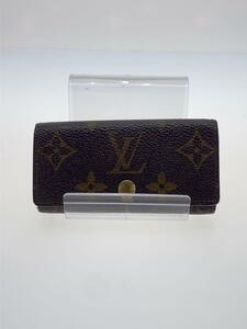 LOUIS VUITTON◆ミュルティクレ4_モノグラム・キャンバス_BRW/-/BRW/総柄/メンズ