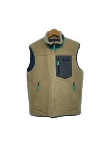 patagonia◆Classic Retro-X Vest/フリースベスト/M/ポリエステル/ベージュ/23048FA22