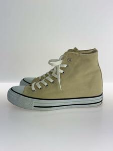 CONVERSE◆ハイカットスニーカー/24.5cm/BEG/キャンバス/5CL567