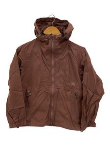 THE NORTH FACE◆COMPACT JACKET_コンパクトジャケット/S/ナイロン/BRW/無地
