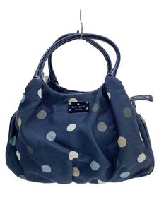 kate spade new york◆トートバッグ/ネイビー/ドット/PXRU3149