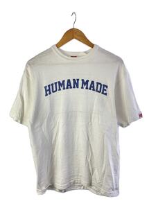 HUMAN MADE◆Tシャツ/L/コットン/WHT