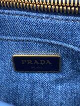 PRADA◆ショルダーバッグ/コットン/IDG/無地/1BG439_画像5