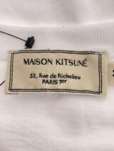MAISON KITSUNE◆Tシャツ/M/コットン/WHT/GM00116KJ0008_画像3