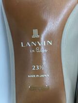 LANVIN en Bleu◆パンプス/23.5cm/BEG/エナメル/2367_画像5