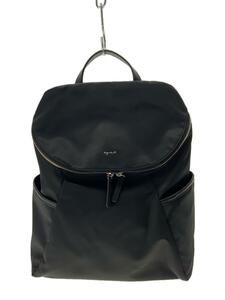 agnes b.* rucksack / nylon /BLK/ plain /js22c-04