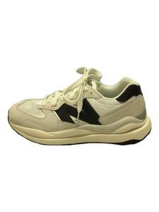 NEW BALANCE◆ローカットスニーカー/26cm/WHT/スウェード