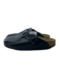 BIRKENSTOCK◆サンダル/39/BLK/レザー