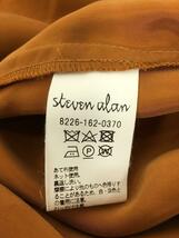 Steven Alan◆CUPRA OPEN COLLAR SHIRT/ワンピース/one/-/CML/無地_画像4