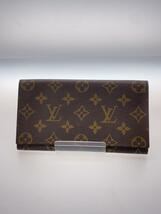 LOUIS VUITTON◆モノグラム 長財布/PVC/BRW/総柄/メンズ_画像1