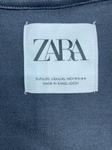 ZARA◆バックキルティング/ジャケット/XL/コットン/ブラック/無地_画像3