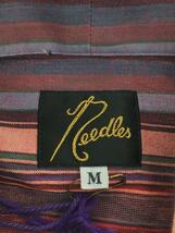 Needles◆23SS/Ascot Collar EDW Shirt/M/コットン/BRD/ストライプ/MR261_画像3