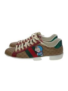 GUCCI◆×ドラえもん/エース/ローカットスニーカー/UK9/BRW/PVC/655021FujikoPro