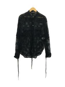 Midorikawa◆長袖シャツ/FREE/レーヨン/BLK/MID22AW-SH03/22AW/LEAVERS LACE SHIRT