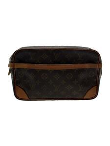 LOUIS VUITTON◆コンピエーニュ28_モノグラム・キャンバス_BRW/PVC/BRW