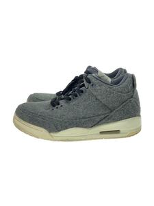 NIKE◆AIR JORDAN 3 RETRO WOOL/エアジョーダンレトロウール/グレー/854263-004/26.5