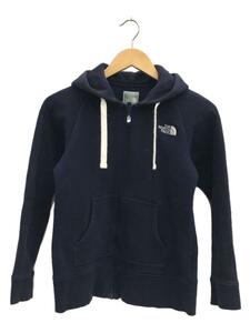 THE NORTH FACE◆REARVIEW FULLZIP HOODIE_リアビューフルジップフーディ/S/コットン/NVY/無地
