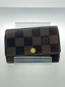 LOUIS VUITTON◆ミュルティクレ6_ダミエ・エベヌ_BRW/-/BRW/レディース