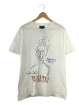 KIDSUPER STUDIOS◆Tシャツ/L/コットン/WHT/23SS/コットンジャージーT_画像1