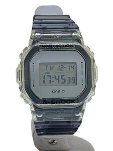 CASIO◆クォーツ腕時計・G-SHOCK/デジタル/クリア/DW-5600SK-1JK/ジーショック/スケルトン