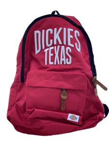 DICKIES◆リュック/レッド/無地/TEXAS