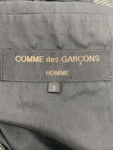 COMME des GARCONS HOMME◆テーラードジャケット/S/ウール/GRY/チェック_画像3