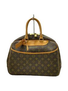 LOUIS VUITTON◆2)ボーリング・ヴァニティ(ドーヴィル)_モノグラム・キャンバス_BRW/PVC/BRW