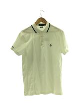 POLO RALPH LAUREN◆ポロシャツ/M/コットン/WHT/0200011497_画像1