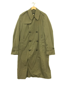 US.ARMY◆80s/ALL weather coat/トレンチコート/40/ポリエステル/カーキ