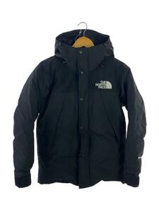 THE NORTH FACE◆MOUNTAIN DOWN JACKET_マウンテンダウンジャケット/XS/ナイロン/BLK/無地