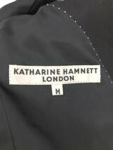 KATHARINE HAMNETT LONDON◆テーラードジャケット/M/ウール/BLK/無地/934R4115_画像3