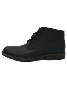 ECCO◆チャッカブーツ/44/BLK/レザー/KENTON