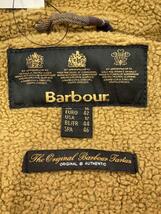 Barbour◆WINTER FORCE PARKA/42/コットン/KHK/無地/オイルド_画像3