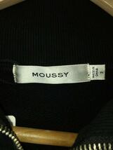 MOUSSY◆長袖ワンピース/2/コットン/BLK_画像3